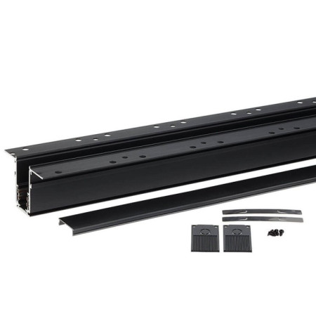 LED magnetinė sistema R20, plotis 2.5cm, įmontuojama, juoda, ilgis 2m