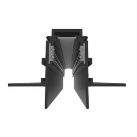 LED magnetinė sistema R20B, plotis 2.5cm, įmontuojama, juoda, ilgis 1.5m