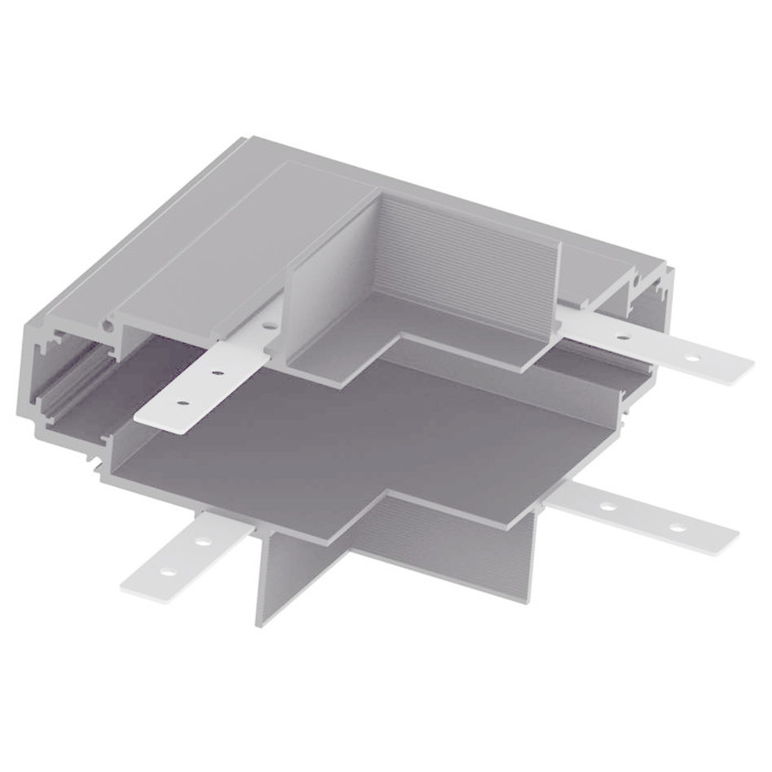 Įgaubtas kampas LED magnetinei sistemai R35, baltas