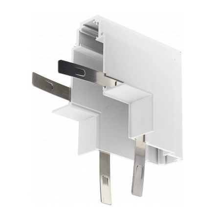 Įgaubtas kampas LED magnetinei sistemai R35, baltas