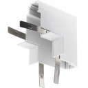 Įgaubtas kampas LED magnetinei sistemai R35, baltas