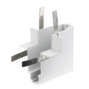 Įgaubtas kampas LED magnetinei sistemai R35, baltas