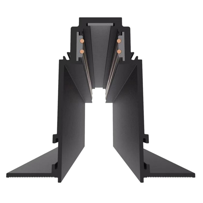 LED magnetinė sistema R35, plotis 3.5cm, įmontuojama, juoda, ilgis 1m