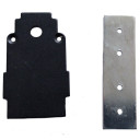 Galinis dangtelis LED magnetinei sistemai R35, juodas