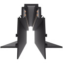 LED magnetinė sistema R35, plotis 3.5cm, įmontuojama, juoda, ilgis 1m, 8vnt./dėž.