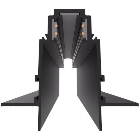 LED magnetinė sistema R35, plotis 3.5cm, įmontuojama, juoda, ilgis 1.5m, 8vnt./dėž.