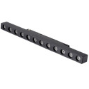 LED magnetinis linijinis prožektorius M15, 12W, 780Lm, 12 lempučių, neutrali balta šviesa