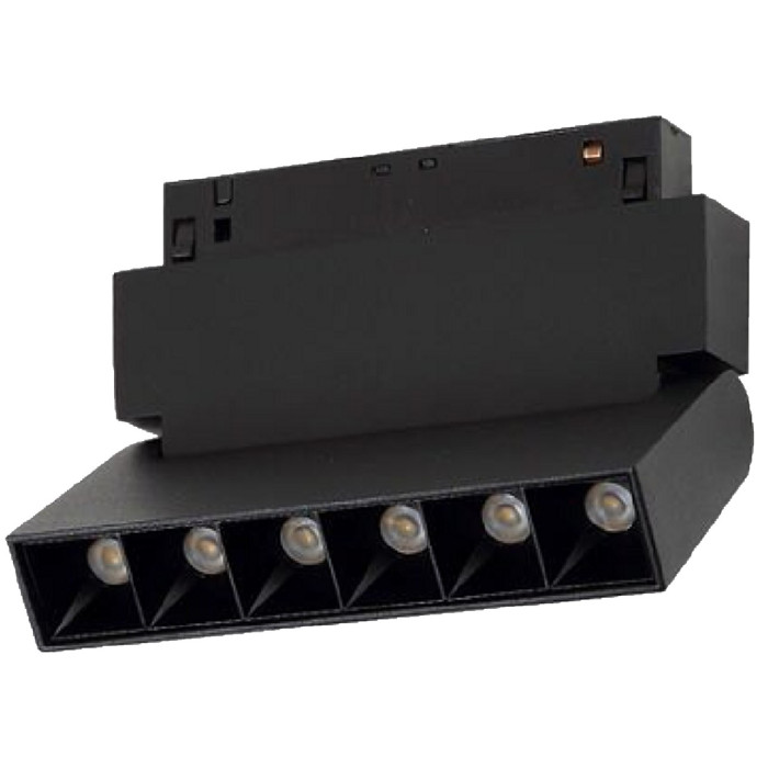 LED magnetinis linijinis prožektorius M20, 9W, 720Lm, lankstomas, 6 lemputės, šilta balta šviesa