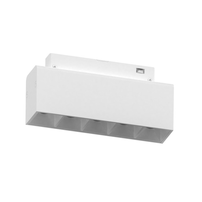 LED magnetinis linijinis prožektorius M35, 10W, 800Lm, 5 lemputės, baltas, šilta balta šviesa