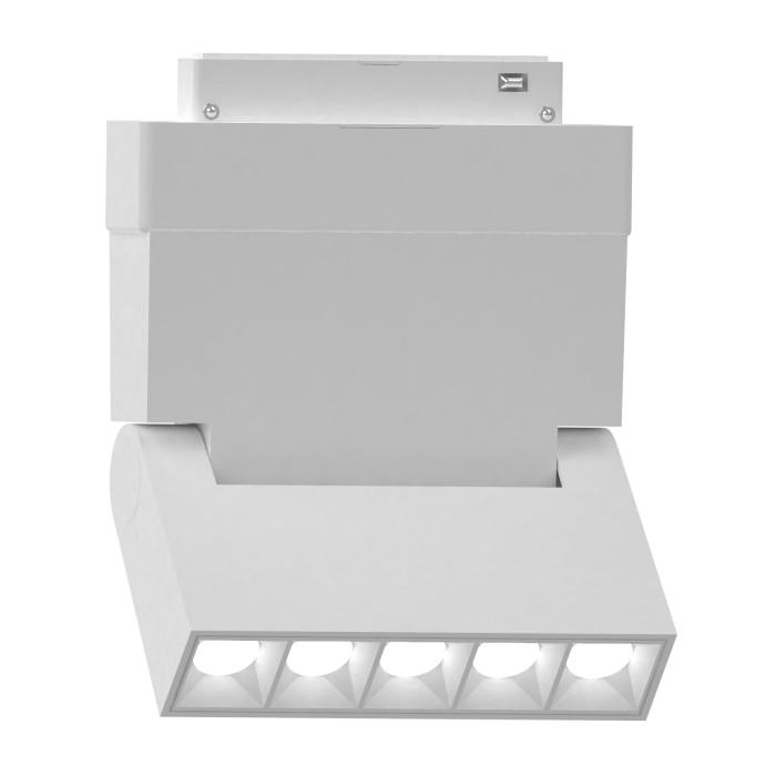 LED magnetinis linijinis prožektorius M35, 10W, 800Lm, lankstomas, 5 lemputės, baltas, šilta balta šviesa