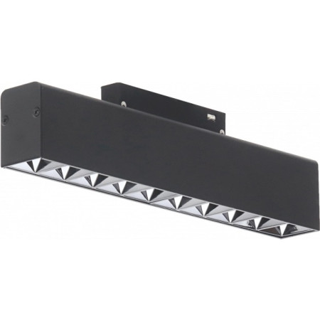 LED magnetinis linijinis prožektorius M35, 20W, 1600Lm, 10 lempučių, juodas, dimeriuojamas, neutrali balta šviesa