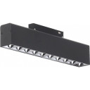 LED magnetinis linijinis prožektorius M35, 20W, 1600Lm, 10 lempučių, juodas, dimeriuojamas, neutrali balta šviesa