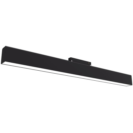 LED magnetinis linijinis šviestuvas M35, 20W, 1600Lm, juodas, šilta balta šviesa