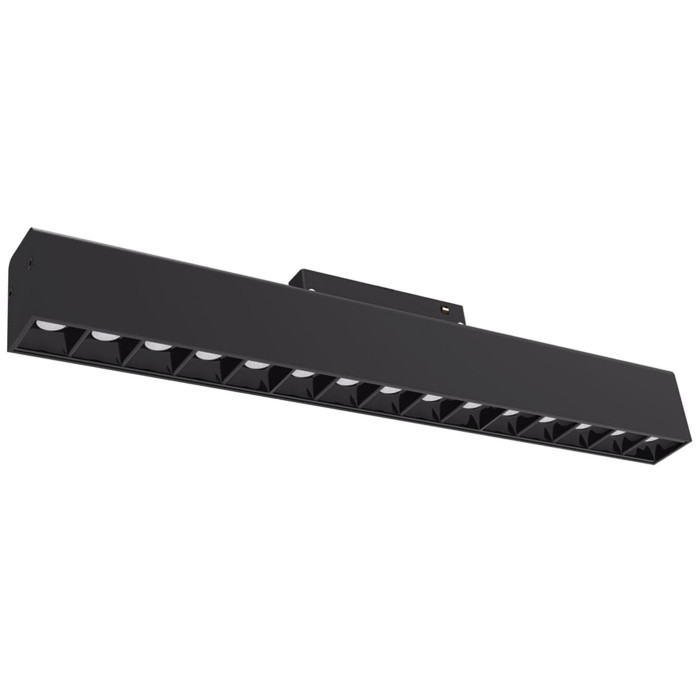 LED magnetinis linijinis prožektorius M35, 20W, 1600Lm, 10 lempučių, juodas, šilta balta šviesa