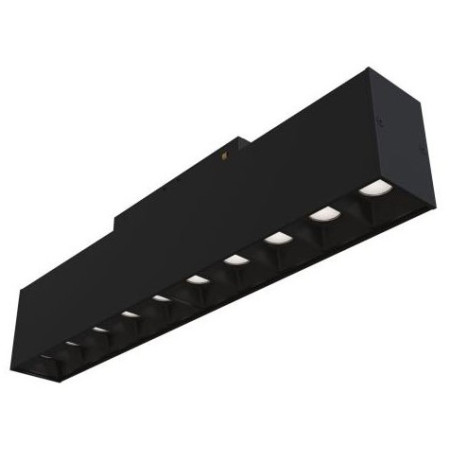 LED magnetinis linijinis prožektorius M35, 20W, 1600Lm, 10 lempučių, juodas, šilta balta šviesa