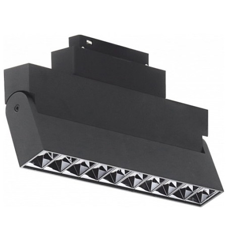 LED magnetinis linijinis prožektorius M35, 20W, 1600Lm, lankstomas, 10 lempučių, šilta balta šviesa