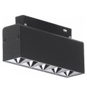 LED magnetinis linijinis prožektorius M35, 10W, 800Lm, 5 lemputės, juodas, neutrali balta šviesa