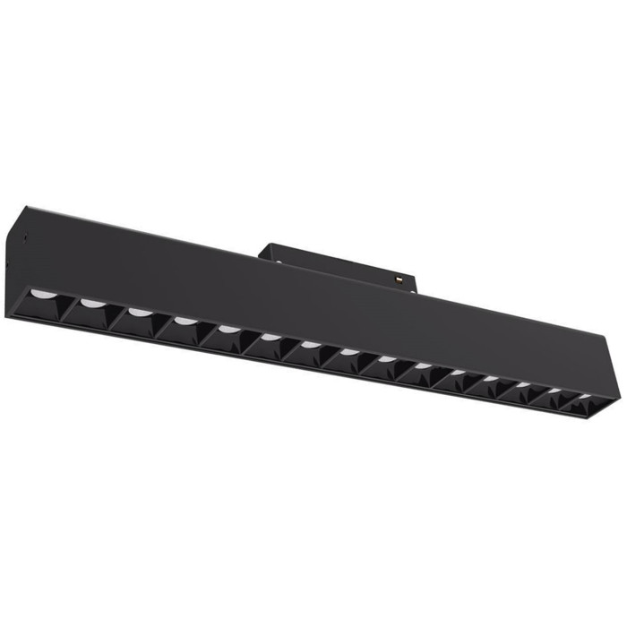 LED magnetinis linijinis prožektorius M35, 20W, 1600Lm, 10 lempučių, juodas, neutrali balta šviesa