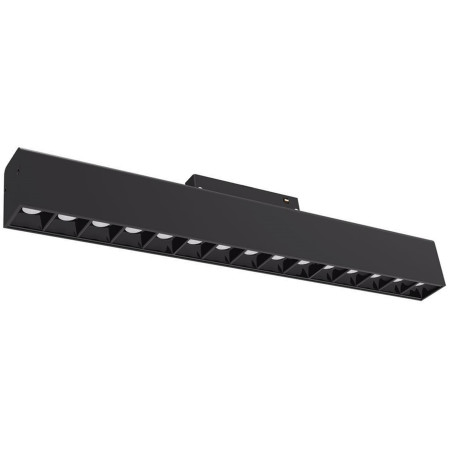 LED magnetinis linijinis prožektorius M35, 20W, 1600Lm, 10 lempučių, juodas, neutrali balta šviesa