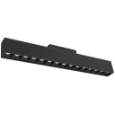 LED magnetinis linijinis prožektorius M35, 20W, 1600Lm, 10 lempučių, juodas, neutrali balta šviesa