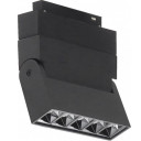 LED magnetinis linijinis prožektorius M35, 10W, 800Lm, lankstomas, 5 lemputės, juodas, neutrali balta šviesa