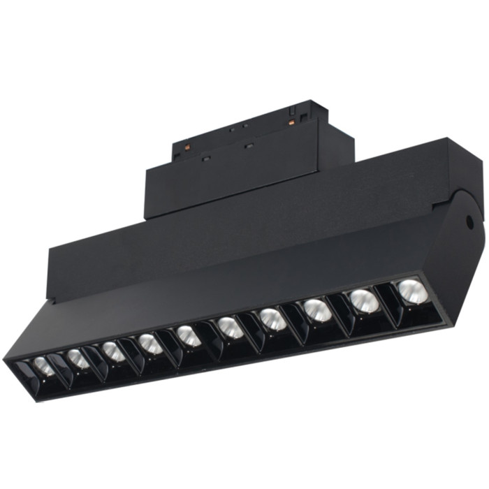 LED magnetinis linijinis prožektorius M35, 20W, 1600Lm, lankstomas, 10 lempučių, neutrali balta šviesa