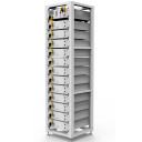 Deye 19 colių spinta 12-ai baterijų ir 1-am kontroleriui