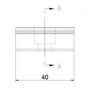 Vidurinis/dvipusis prispaudėjas 35mm storio panelei