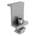 Galinis prispaudėjas su M8x25mm varžtu, veržle ir poveržle 30mm storio panelei