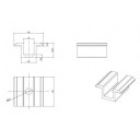 Vidurinis/dvipusis prispaudėjas 30mm storio panelei