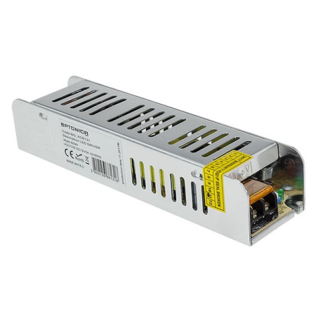 LED juostos maitinimo šaltinis, 24V, 60W, plonas