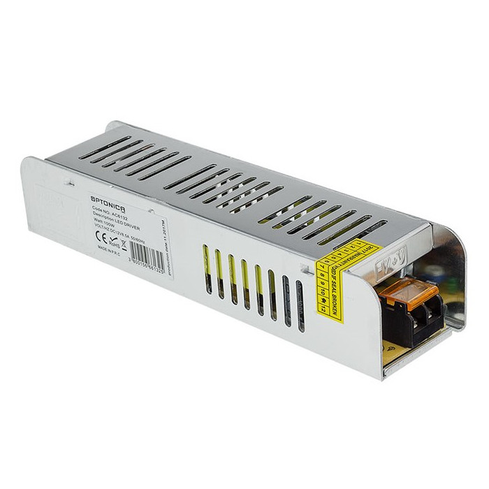 LED juostos maitinimo šaltinis, 24V, 100W, plonas