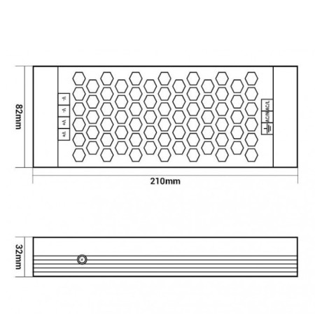 LED maitinimo šaltinis, 24V, 200W, 3 metai garantija