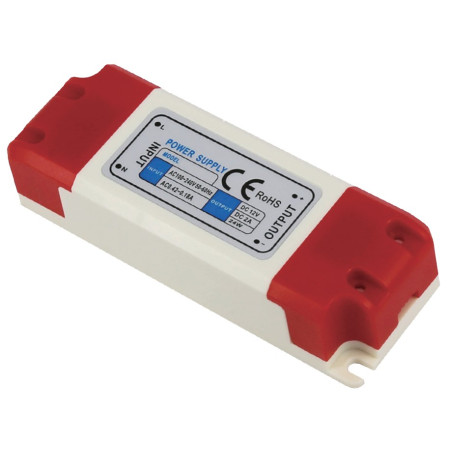 LED maitinimo šaltinis, 24V, 24W, 3 metai garantija, plastiko korpusas