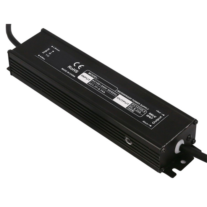 LED maitinimo šaltinis, 12V, 60W, vandeniui atsparus