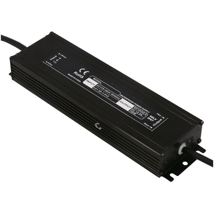 LED maitinimo šaltinis, 12V, 100W, vandeniui atsparus