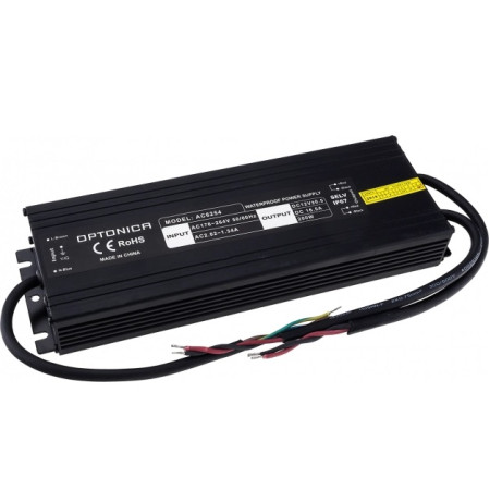 LED maitinimo šaltinis, 12V, 200W, vandeniui atsparus