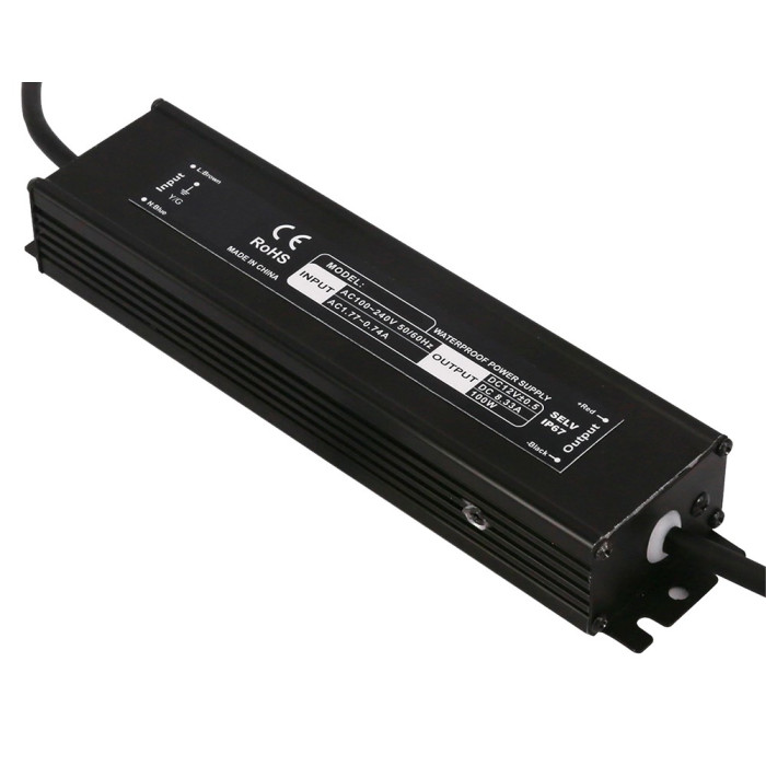 LED maitinimo šaltinis, 24V, 60W, vandeniui atsparus