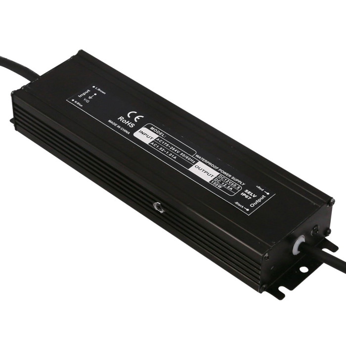 LED maitinimo šaltinis, 24V, 100W, vandeniui atsparus