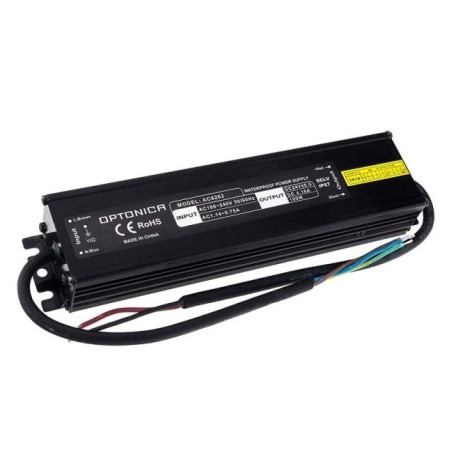 LED maitinimo šaltinis, 24V, 100W, vandeniui atsparus