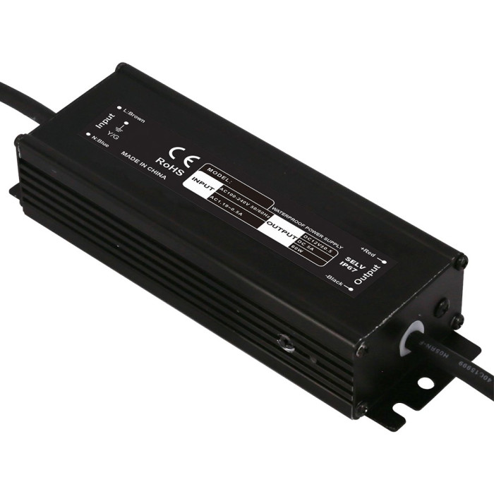 LED maitinimo šaltinis, 24V, 150W, vandeniui atsparus