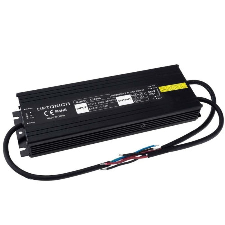 LED maitinimo šaltinis, 24V, 200W, vandeniui atsparus