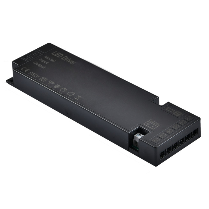 LED juostos maitinimo šaltinis, 12V, 100W, labai plonas