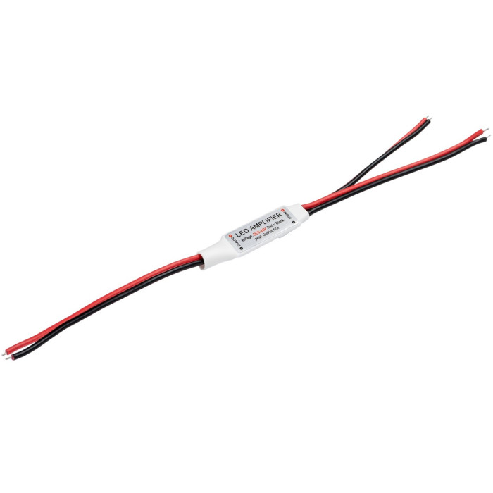 LED RGB juostos maitinimo stiprintuvas, 5-24V, 12A, mini