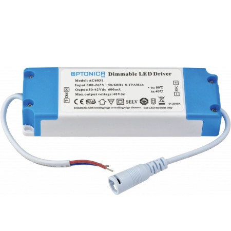 LED maitinimo šaltinis, 30-42V, 25W, reguliuojamas