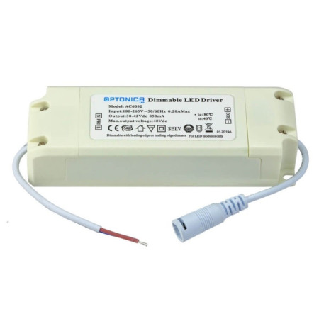 LED maitinimo šaltinis, 30-42V, 36W, reguliuojamas