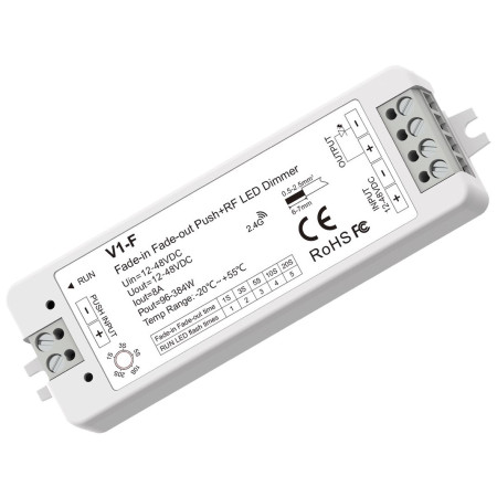 LED maitinimo valdiklis, 12-48V, 8A, nuotolinis valdymas