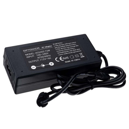 LED maitinimo šaltinis, 12V, 72W, su 220V kištuku