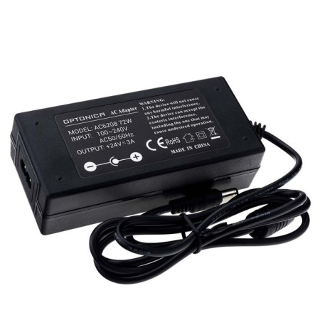 LED maitinimo šaltinis, 24V, 72W, su 220V kištuku