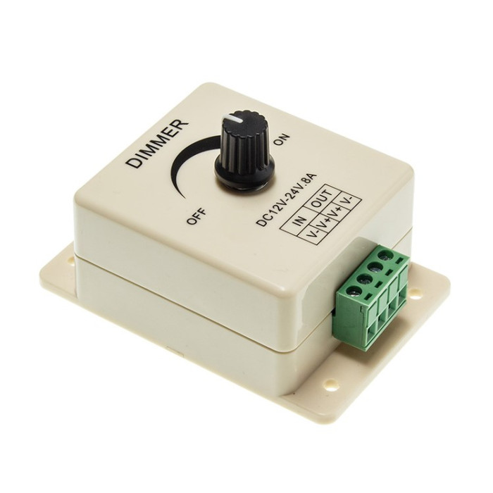 LED maitinimo šaltinis, 12-24V, 96W, reguliuojamas, sukiojamas